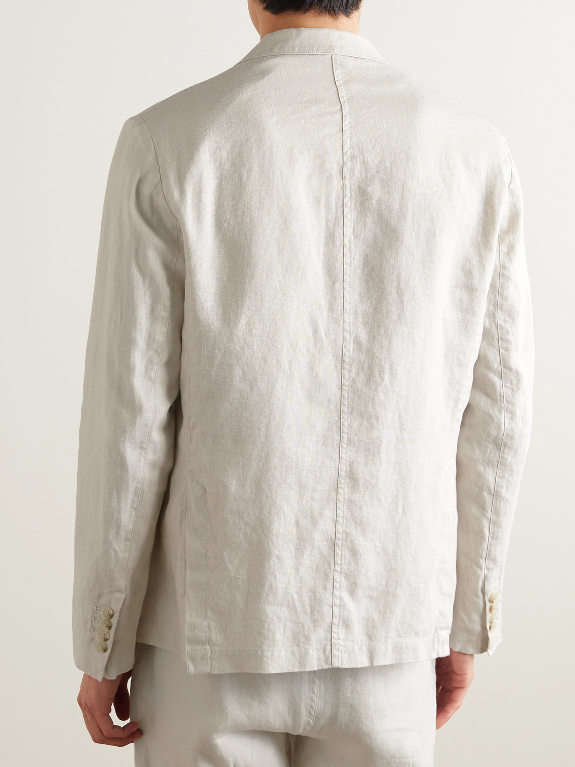 Shop Onia Unstructured Linen Blazer In Neutrals