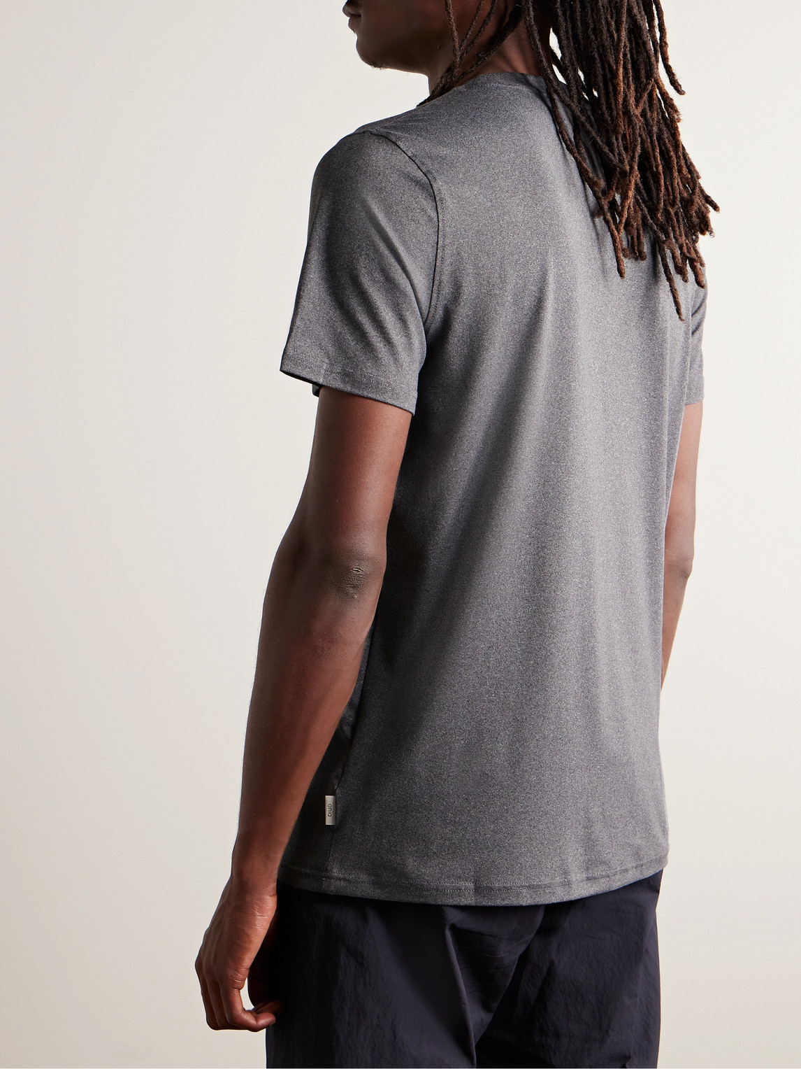 Shop Onia Everyday Ultralite Stretch-jersey T-shirt In Gray