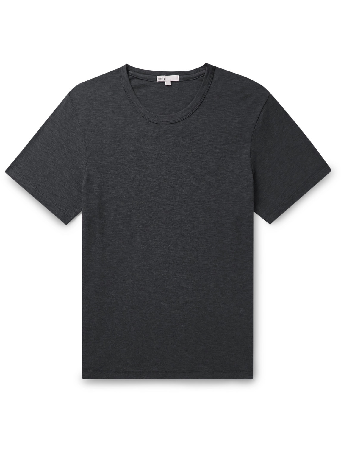 Onia Cotton-blend Jersey T-shirt In Gray