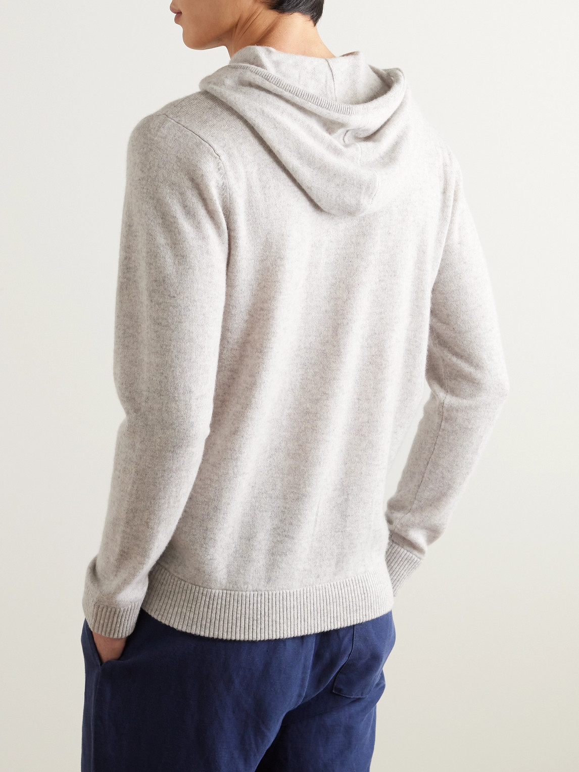Shop Onia Cashmere Hoodie In Gray