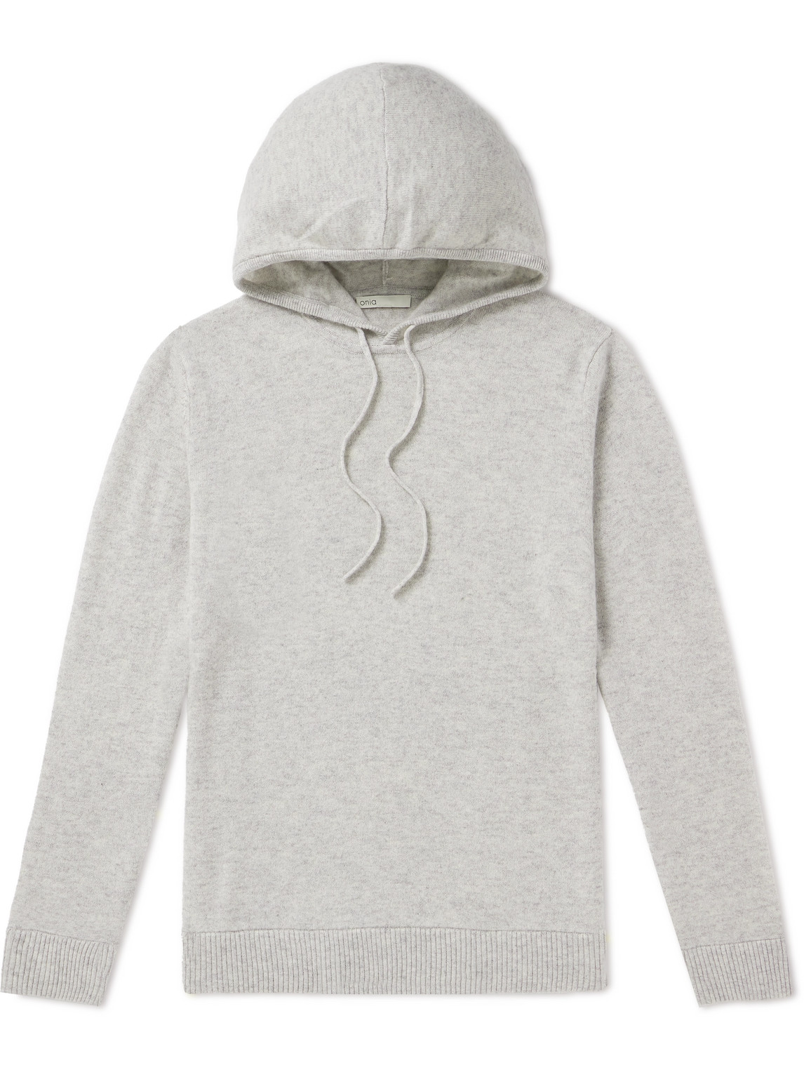 Onia Cashmere Hoodie In Grey