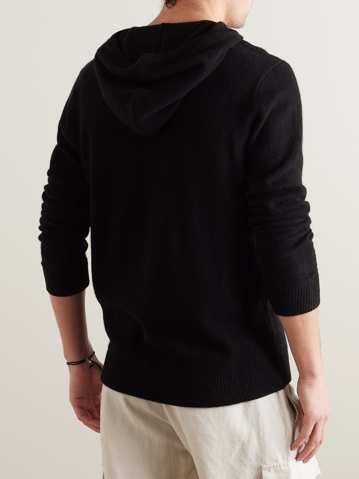 Shop Onia Cashmere Hoodie In Black