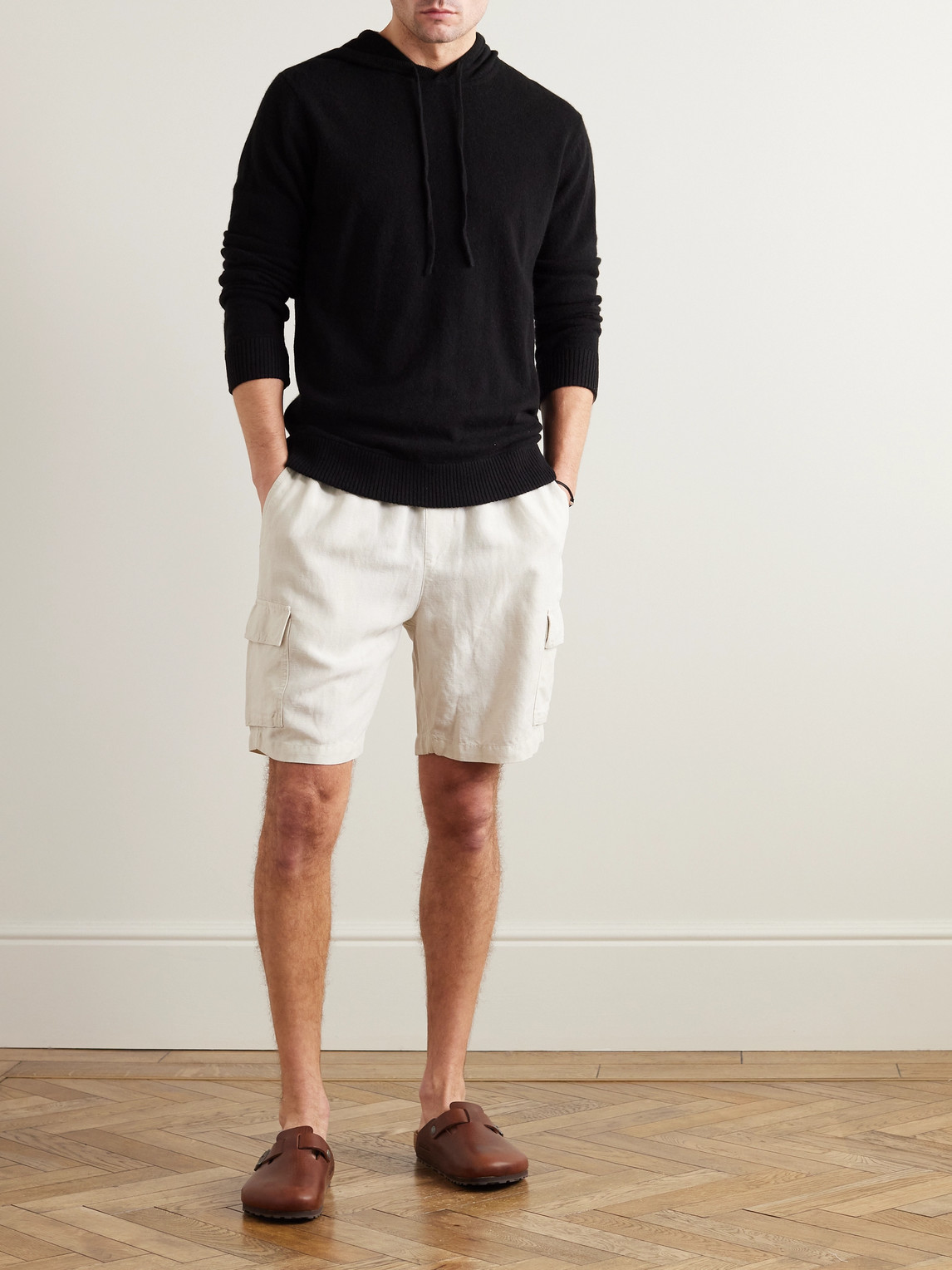 Shop Onia Cashmere Hoodie In Black