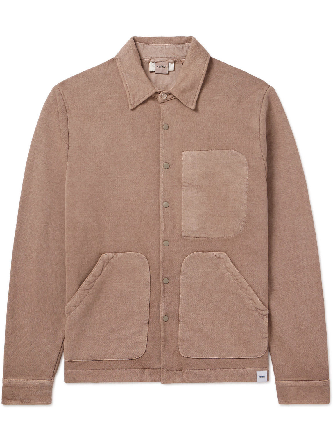 Aspesi Cotton Jacket In Brown