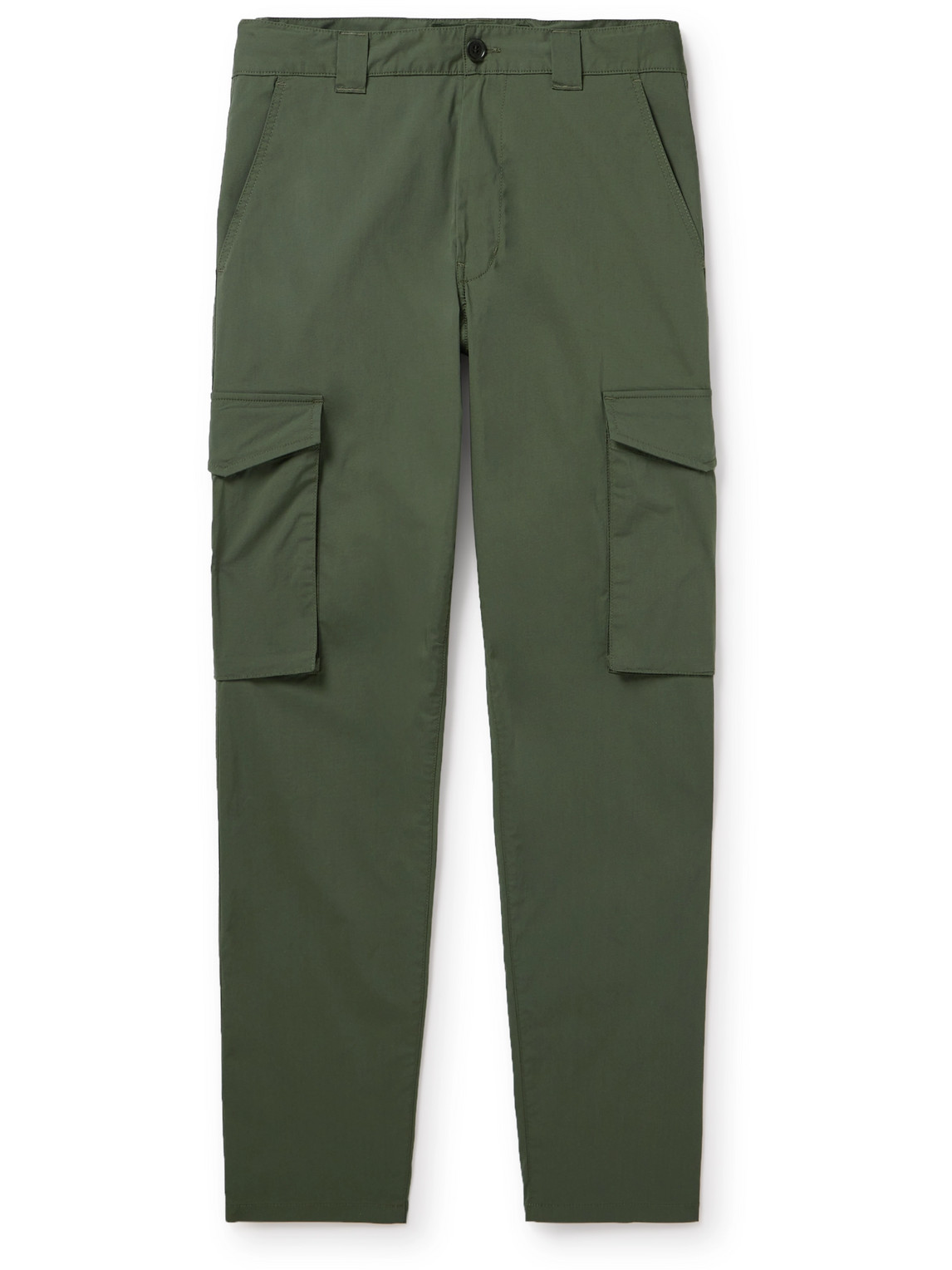 ASPESI - Straight-Leg Cotton-Blend Cargo Trousers - Men - Green - IT 50
