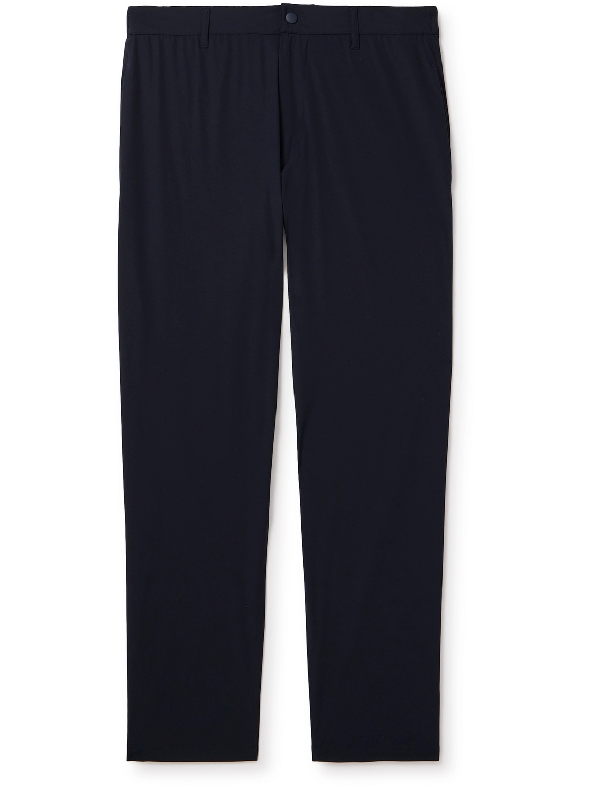 Shop Aspesi Fast Straight-leg Shell Trousers In Blue