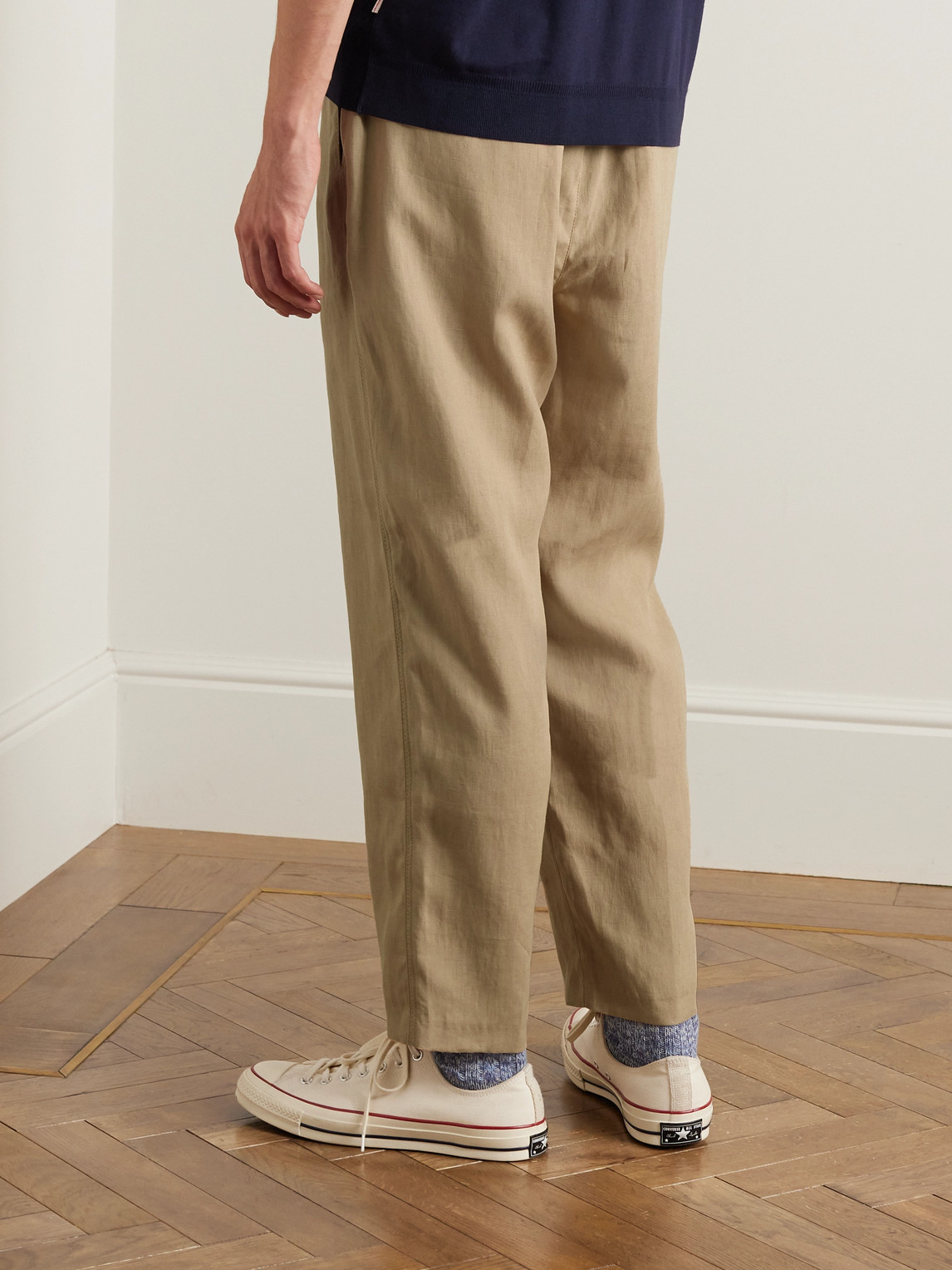  Orlebar Brown - Alex Tapered Linen Drawstring Trousers - Men - Neutrals - Uk/us 28 