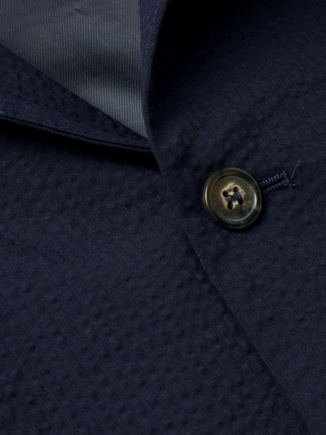  A.p.c. - Cotton-seersucker Overshirt - Men - Blue - It 48 