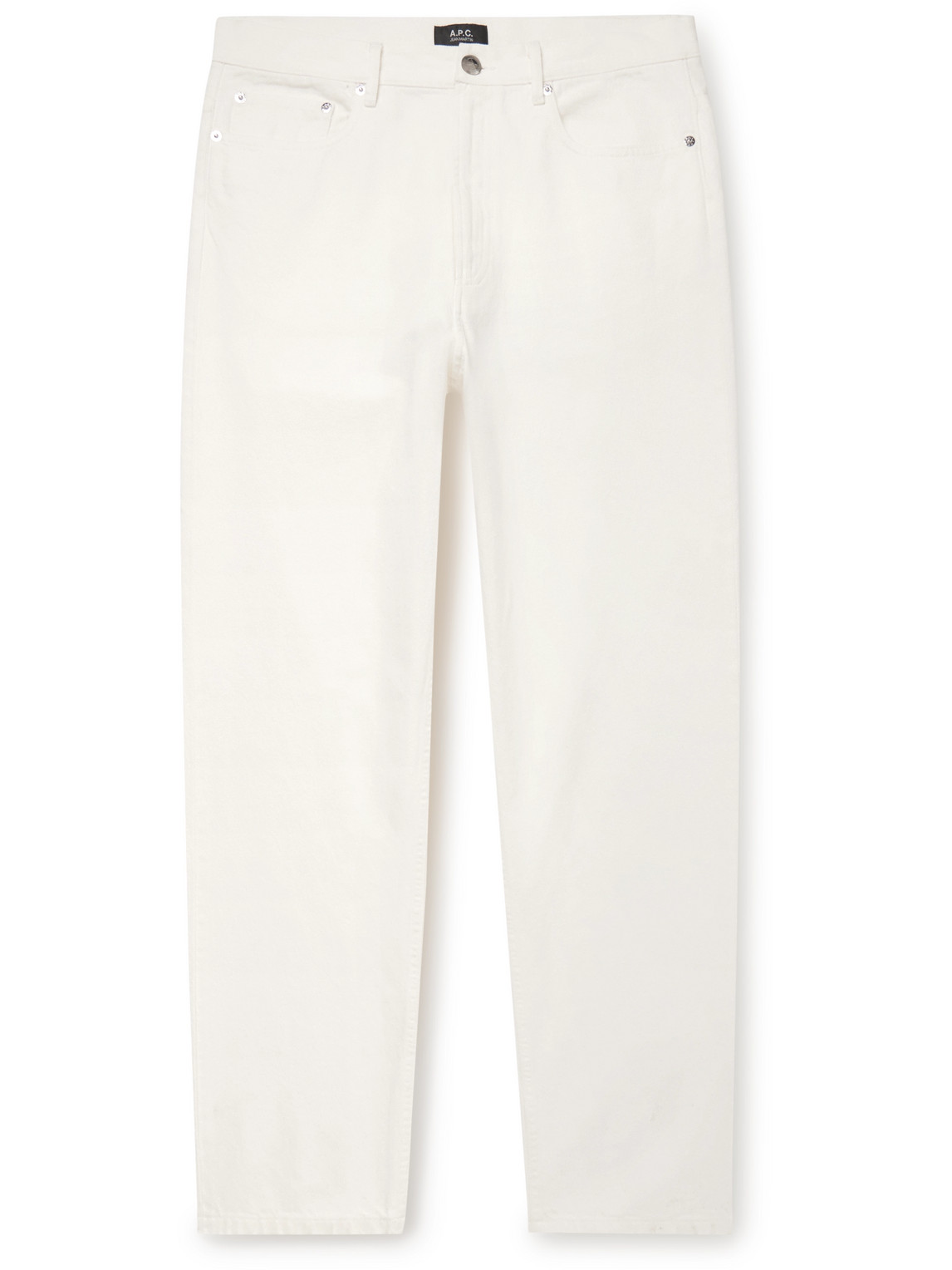 Apc Martin Straight-leg Jeans In White