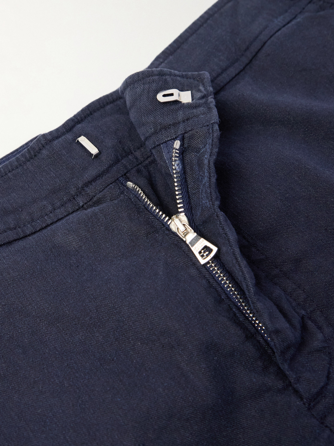 Orlebar Brown Bulldog Slim-fit Straight-leg Stretch-linen And Lyocell-blend Shorts In Blue