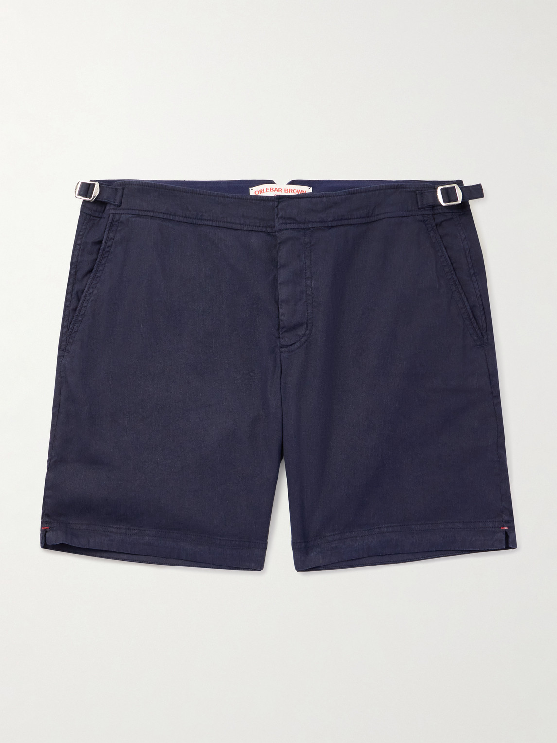 Orlebar Brown Bulldog Slim-Fit Straight-Leg Stretch-Linen and Lyocell-Blend Shorts - Men