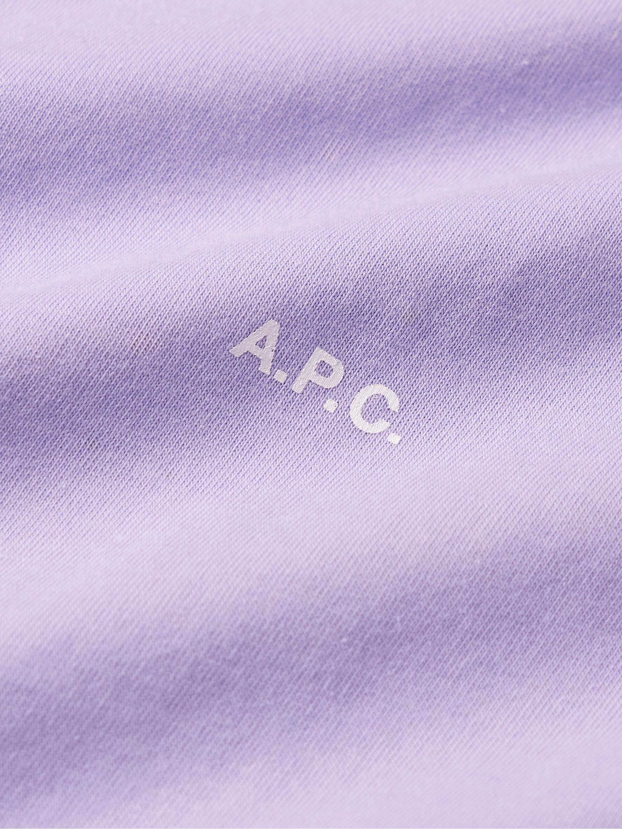 A.P.C. Kyle Logo-Print Cotton-Jersey T-Shirt