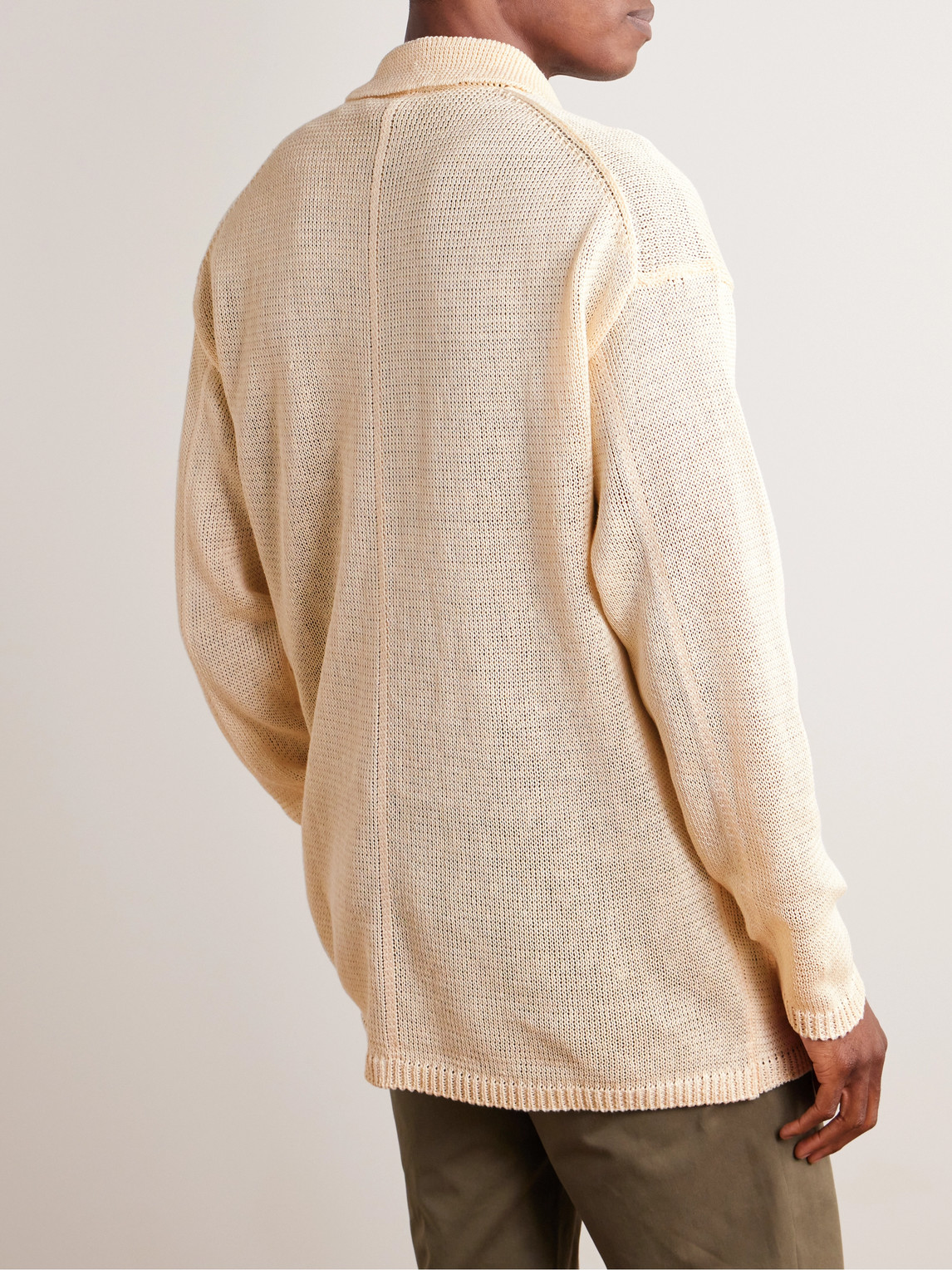 Inis Meáin Relaxed Linen Cardigan | Smart Closet
