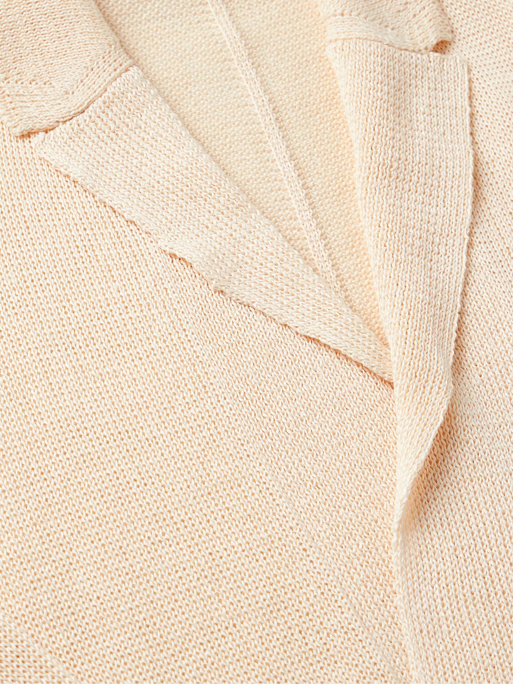 INIS MEÁIN Relaxed Linen Cardigan