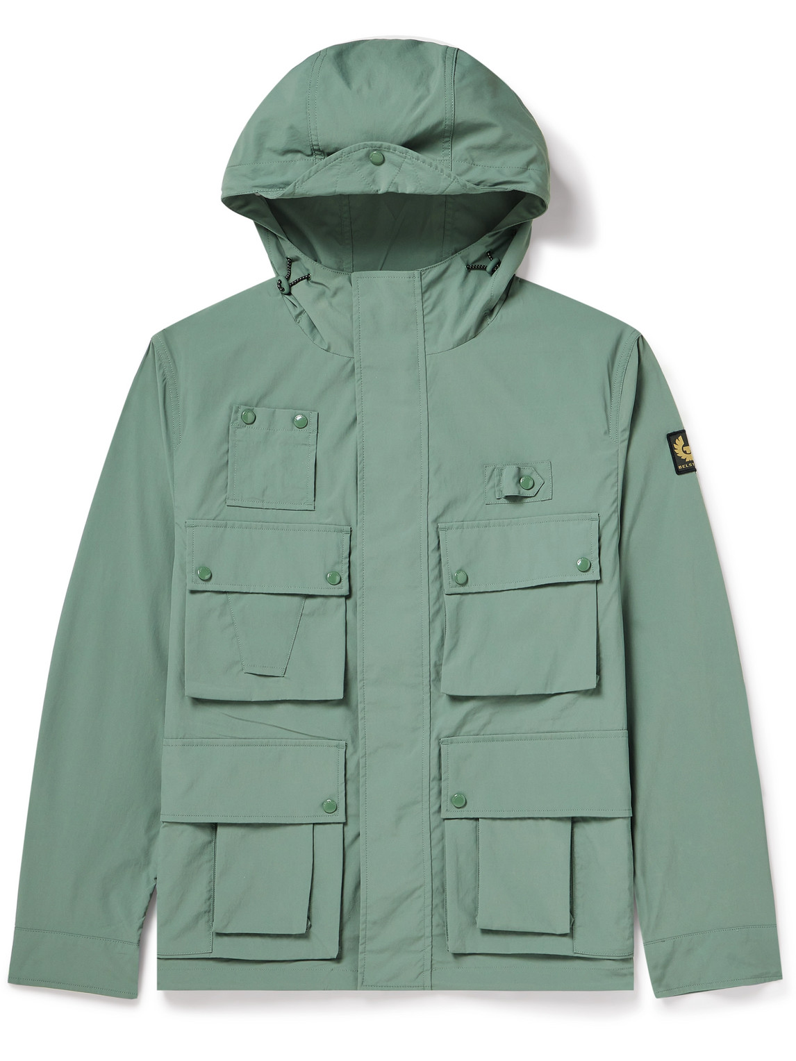 Belstaff - Castmaster Logo-Appliquéd Shell Parka - Men - Green - IT 52