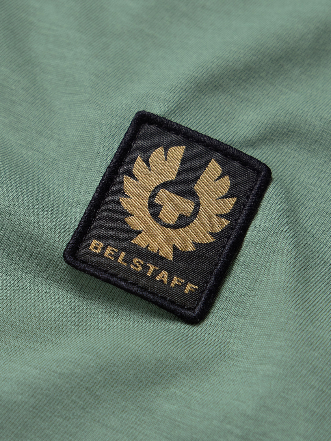 Shop Belstaff Logo-appliquéd Cotton-jersey T-shirt In Green