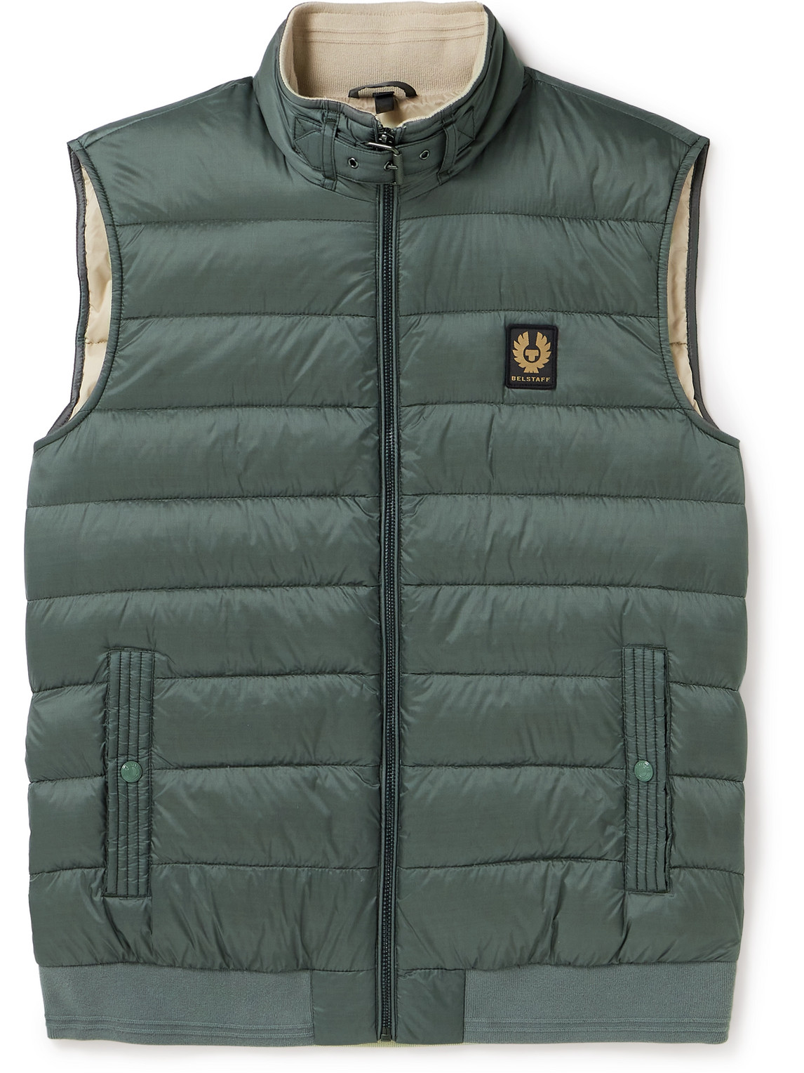 Circuit Logo-Appliquéd Quilted Shell Down Gilet