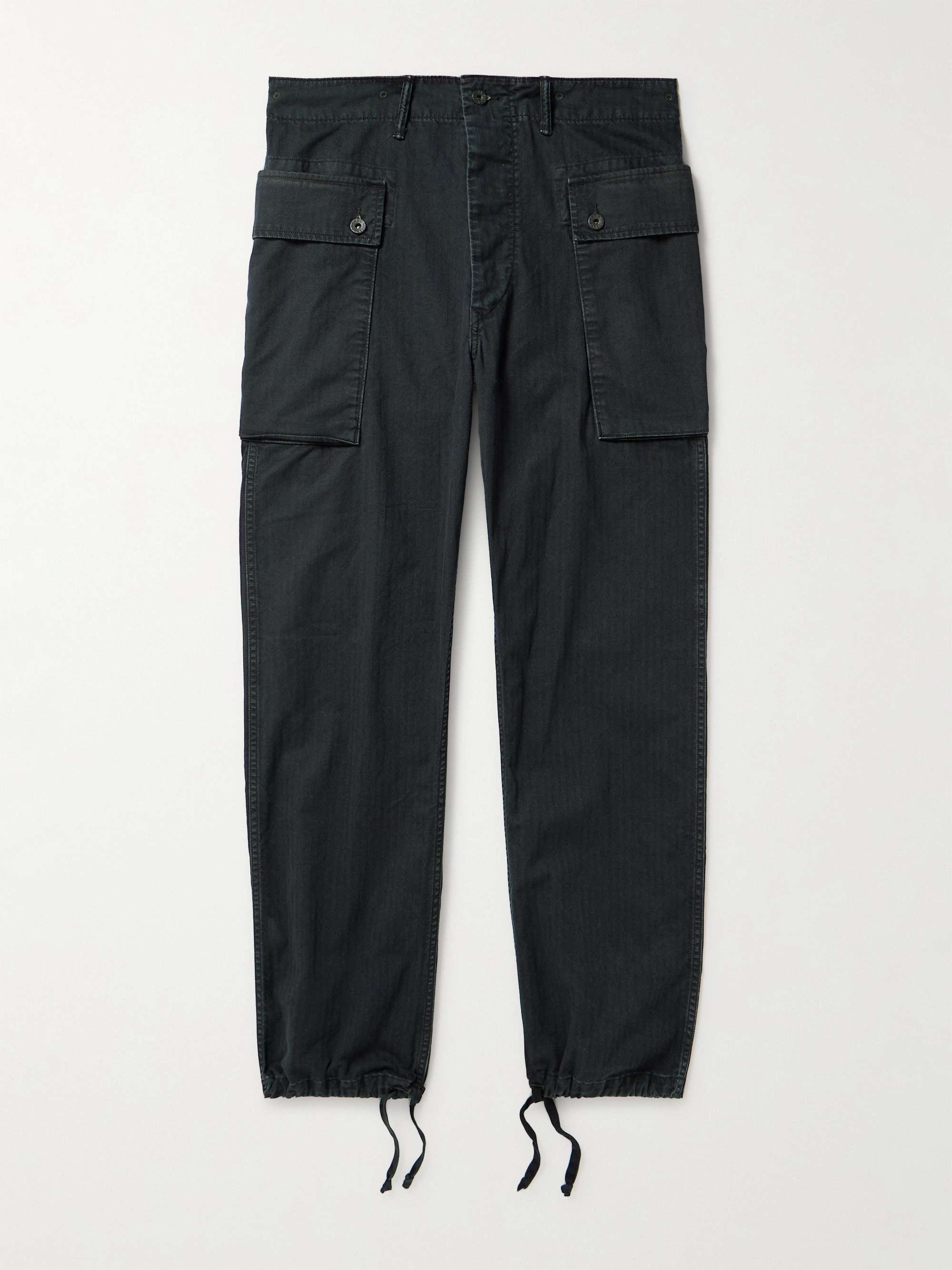 RRL Herringbone Denim Cargo Trousers for Men | MR PORTER