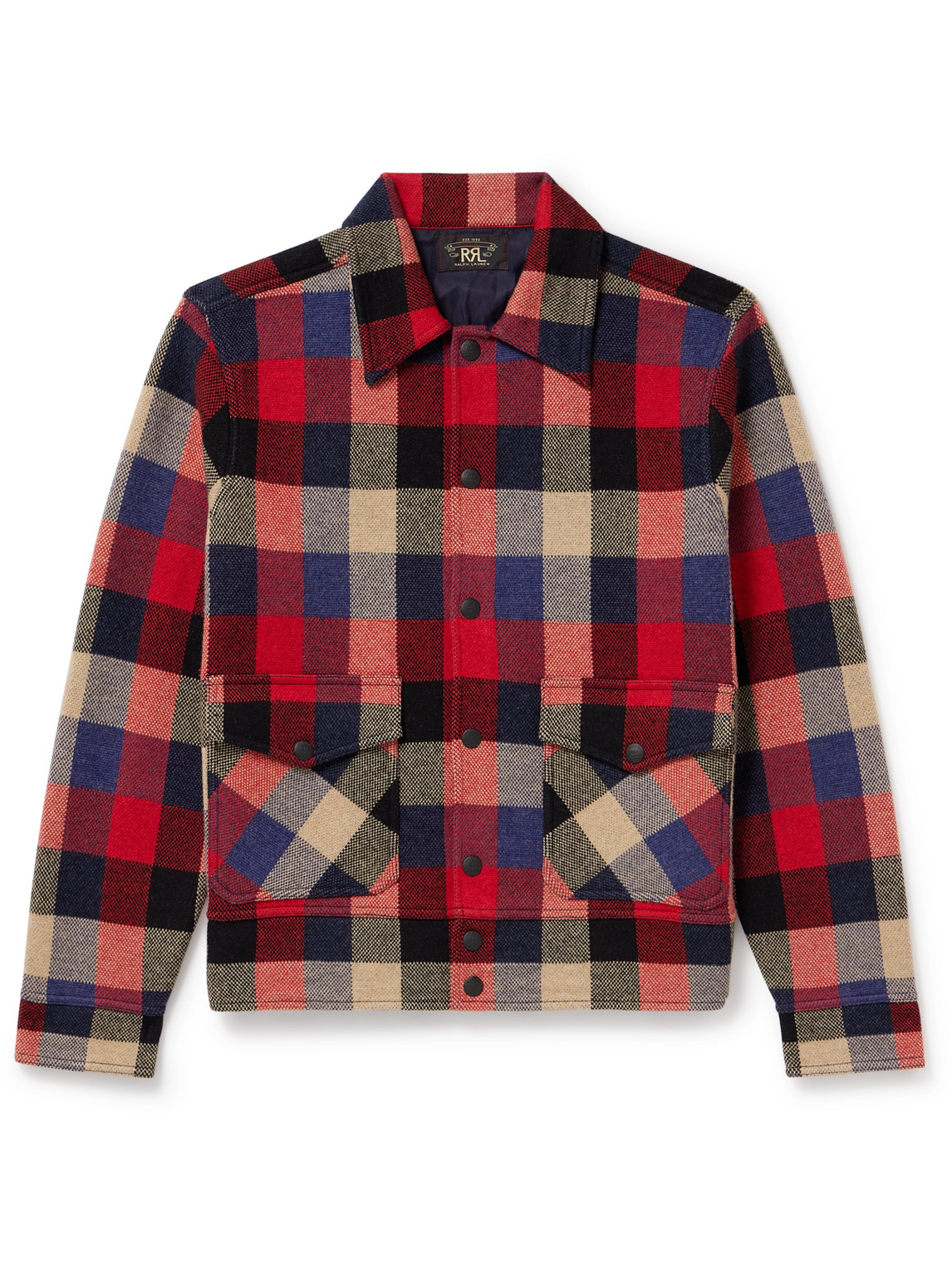 Checked Wool Overshirt