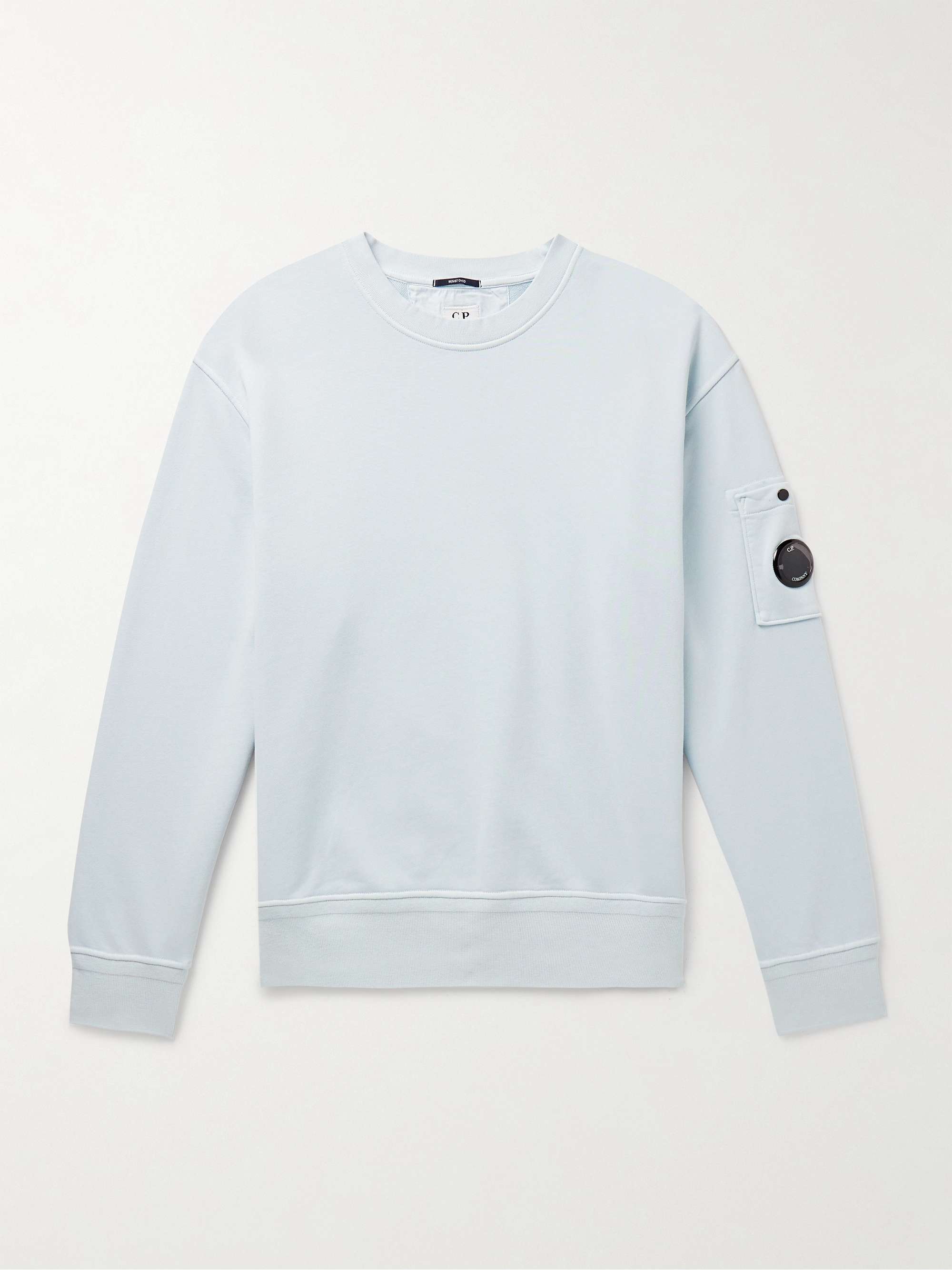 C.P. COMPANY Logo-Appliquéd Cotton-Jersey Sweatshirt for Men | MR PORTER