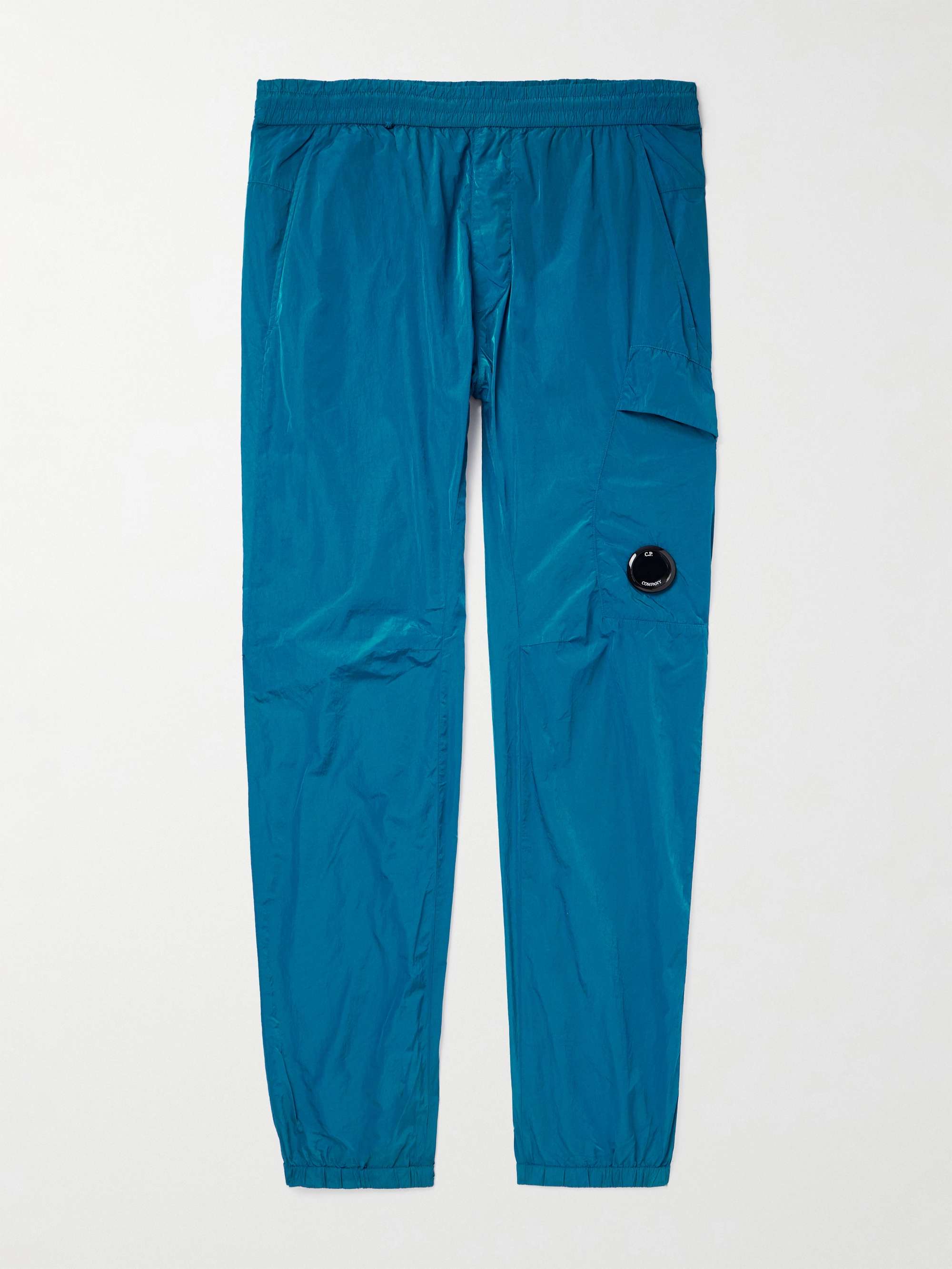C.P. COMPANY Chrome Tapered Logo Appliqu d Shell Sweatpants for