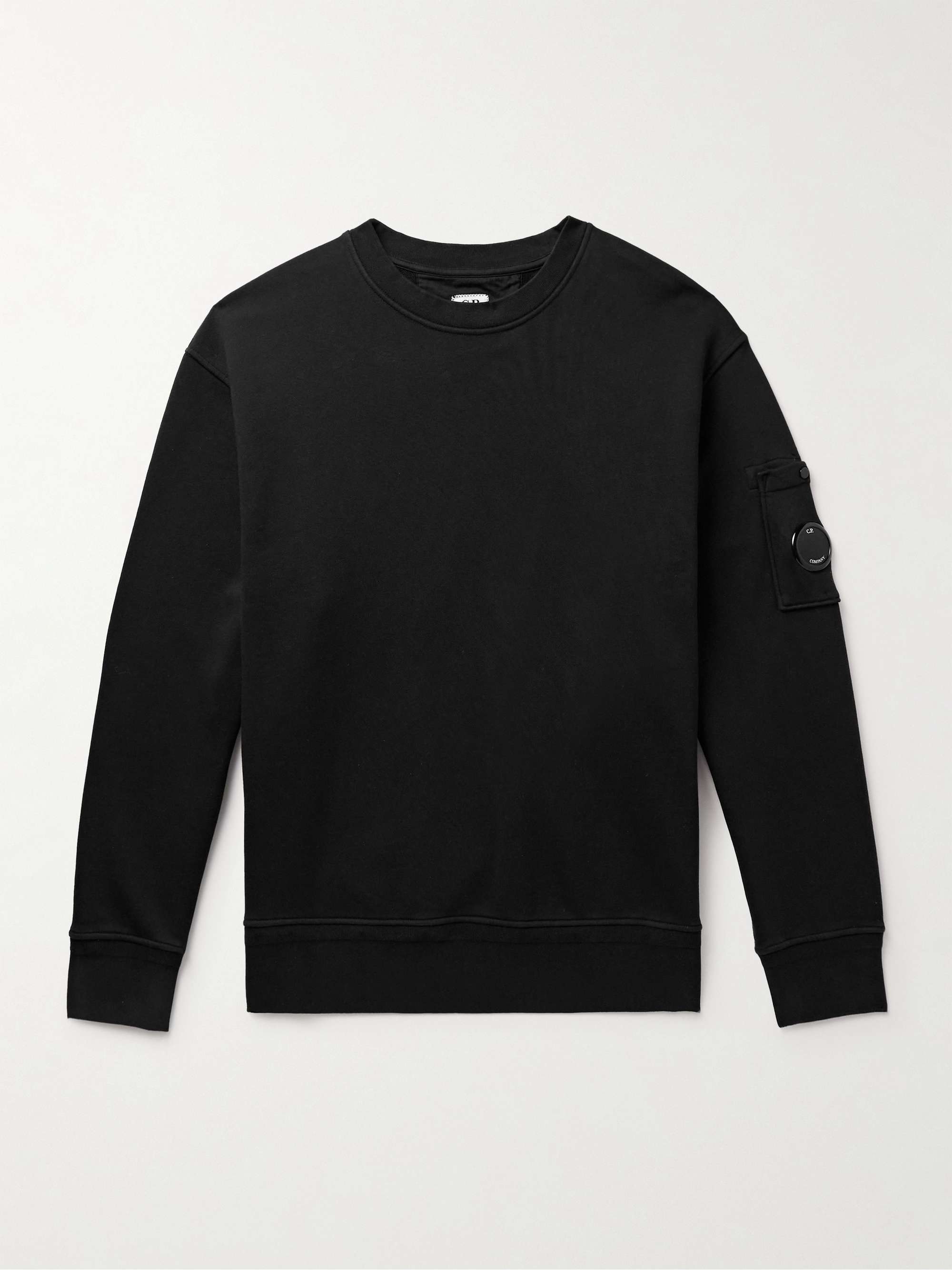C.P. COMPANY Logo-Appliquéd Cotton-Jersey Sweatshirt for Men | MR PORTER