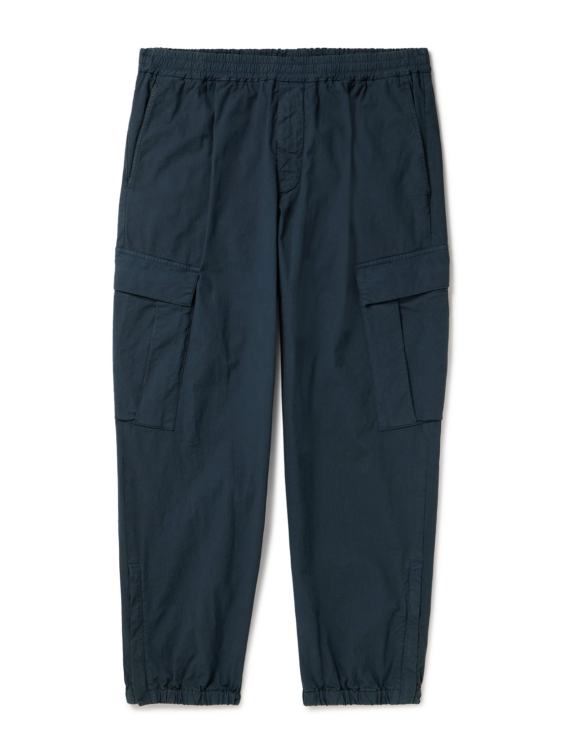 Barena Venezia Rambagio Cotton-ripstop Cargo Trousers In Blue
