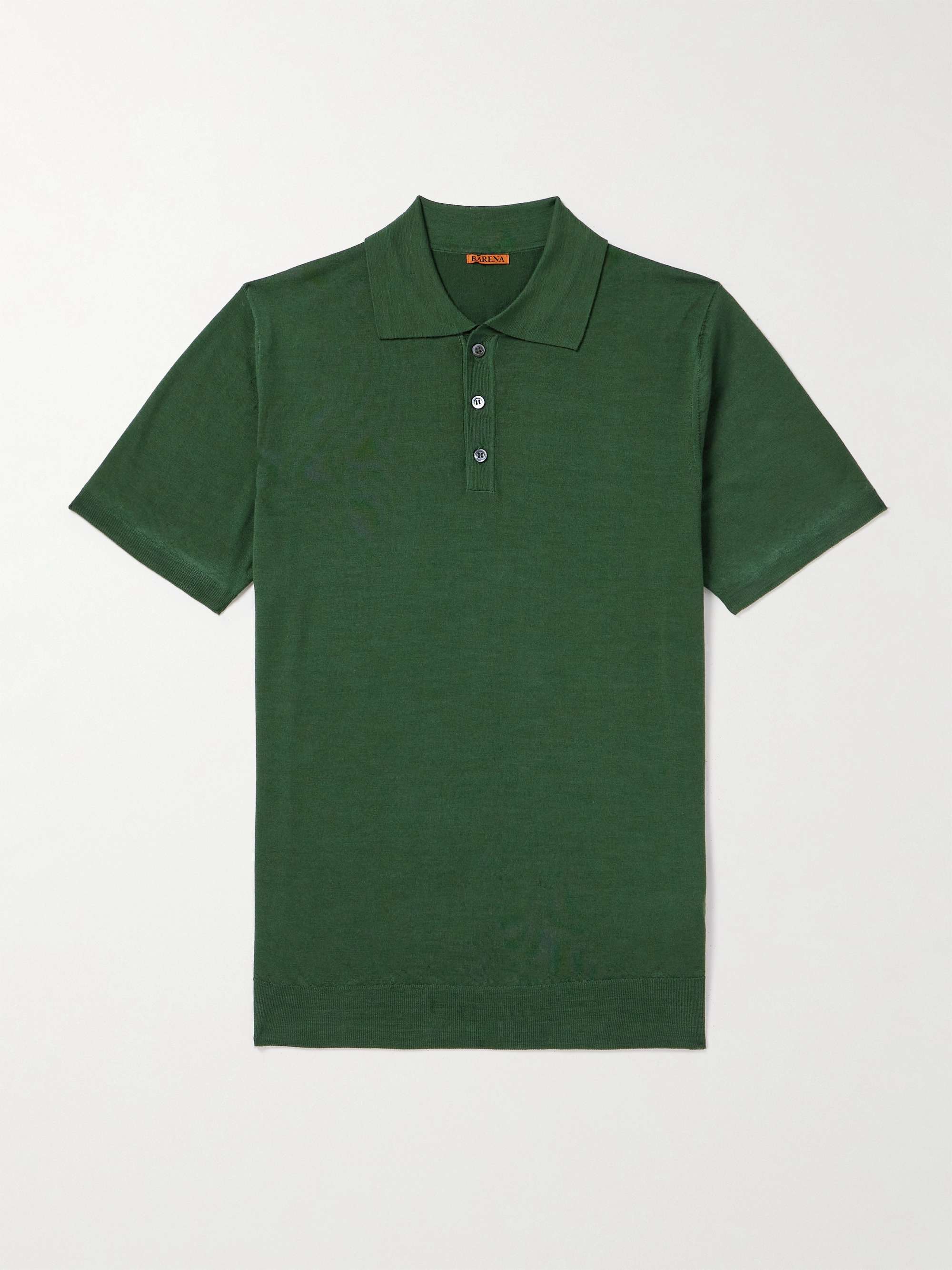 BARENA Marco Merino Wool Polo Shirt for Men | MR PORTER