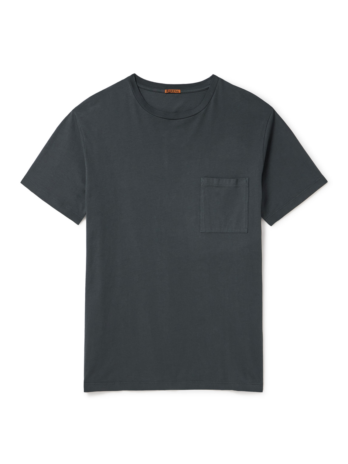 Barena Venezia Giro Cotton-jersey T-shirt In Grey