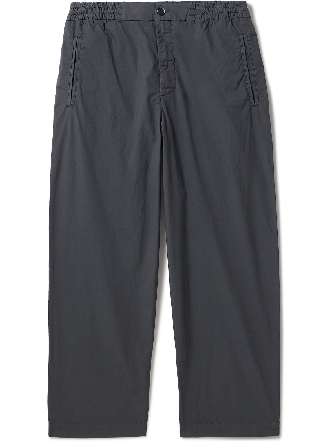 Barena Venezia Pantalone Ameo Tapered Cotton-blend Trousers In Gray