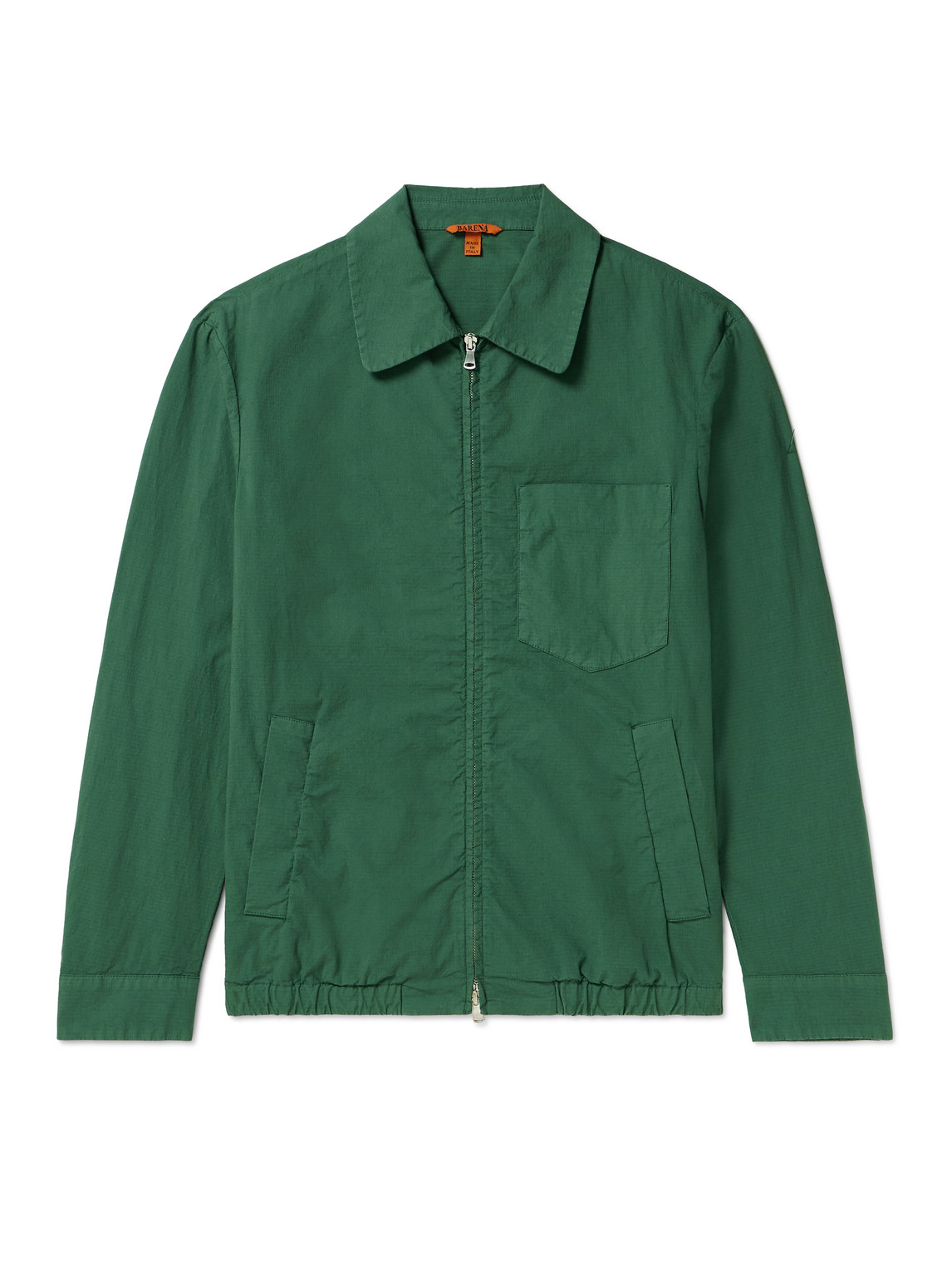 Barena Venezia Zaleto Cotton-blend Ripstop Jacket In Green