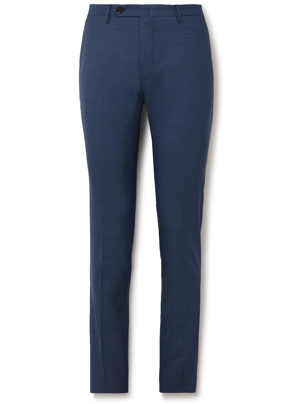 Incotex Venezia 1951 Slim-fit Wool Trousers In Blue