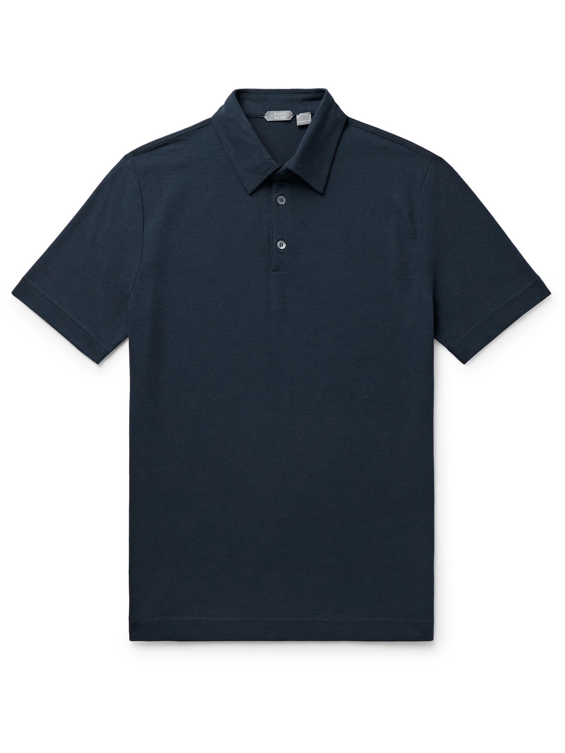 Incotex Slim-fit Icecotton-jersey Polo Shirt In Blue