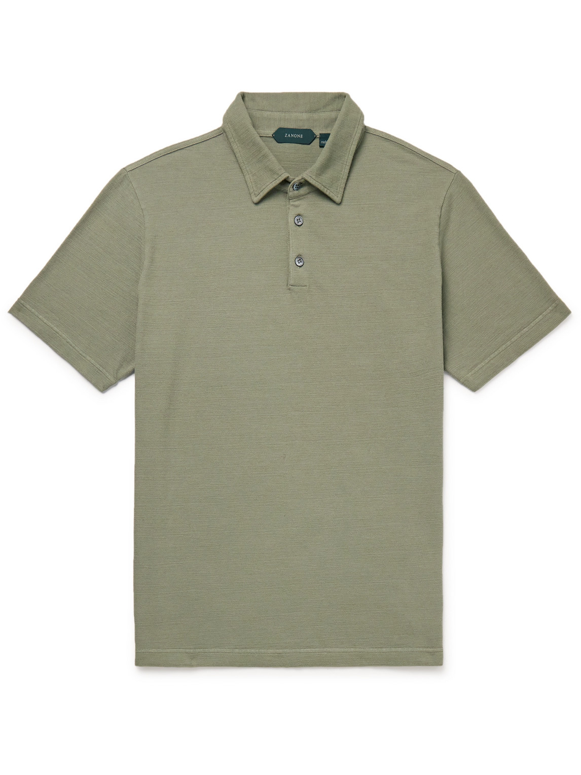 Incotex Cotton Polo Shirt In Green