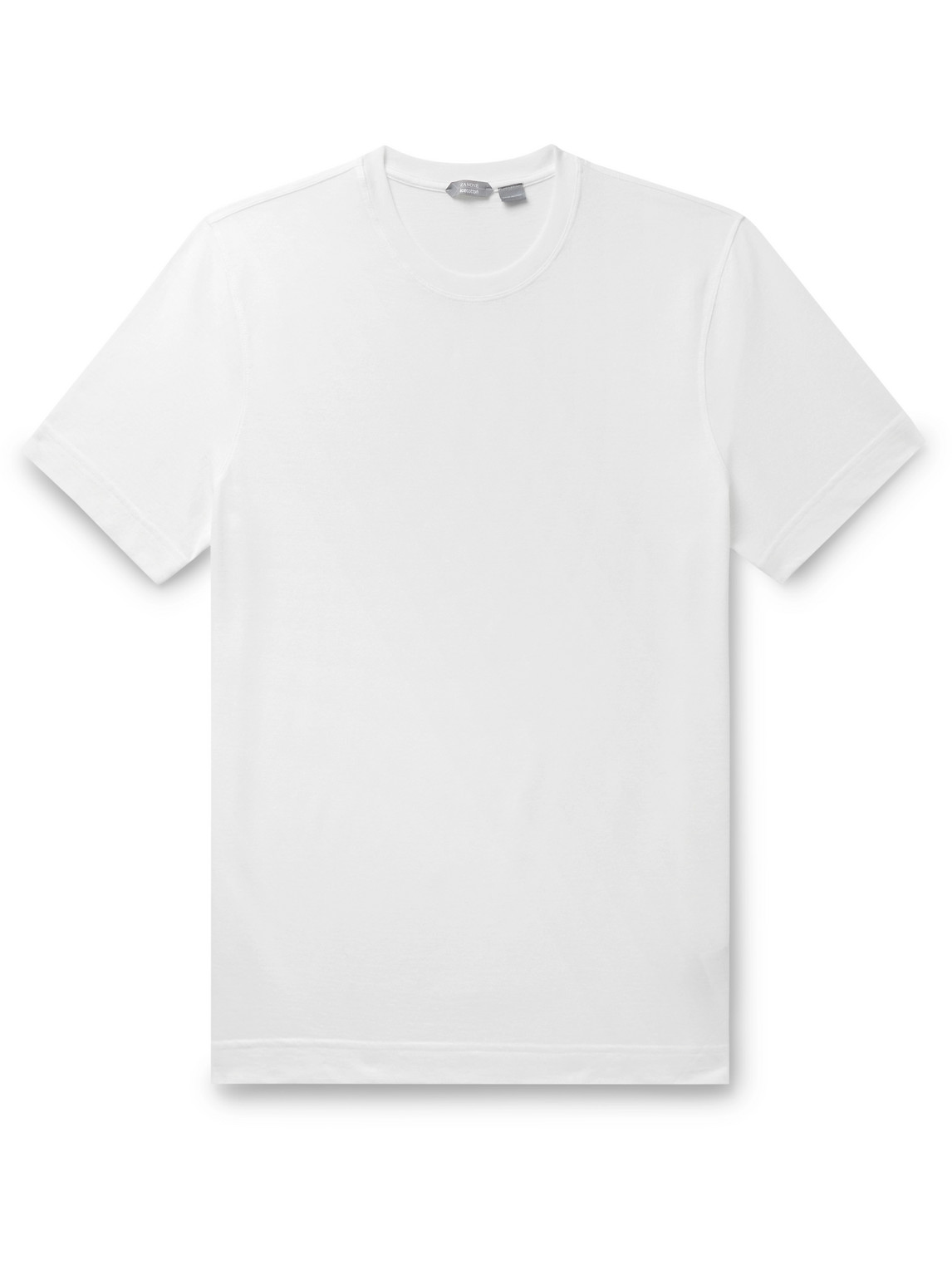 Incotex Slim-fit Icecotton-jersey T-shirt In White