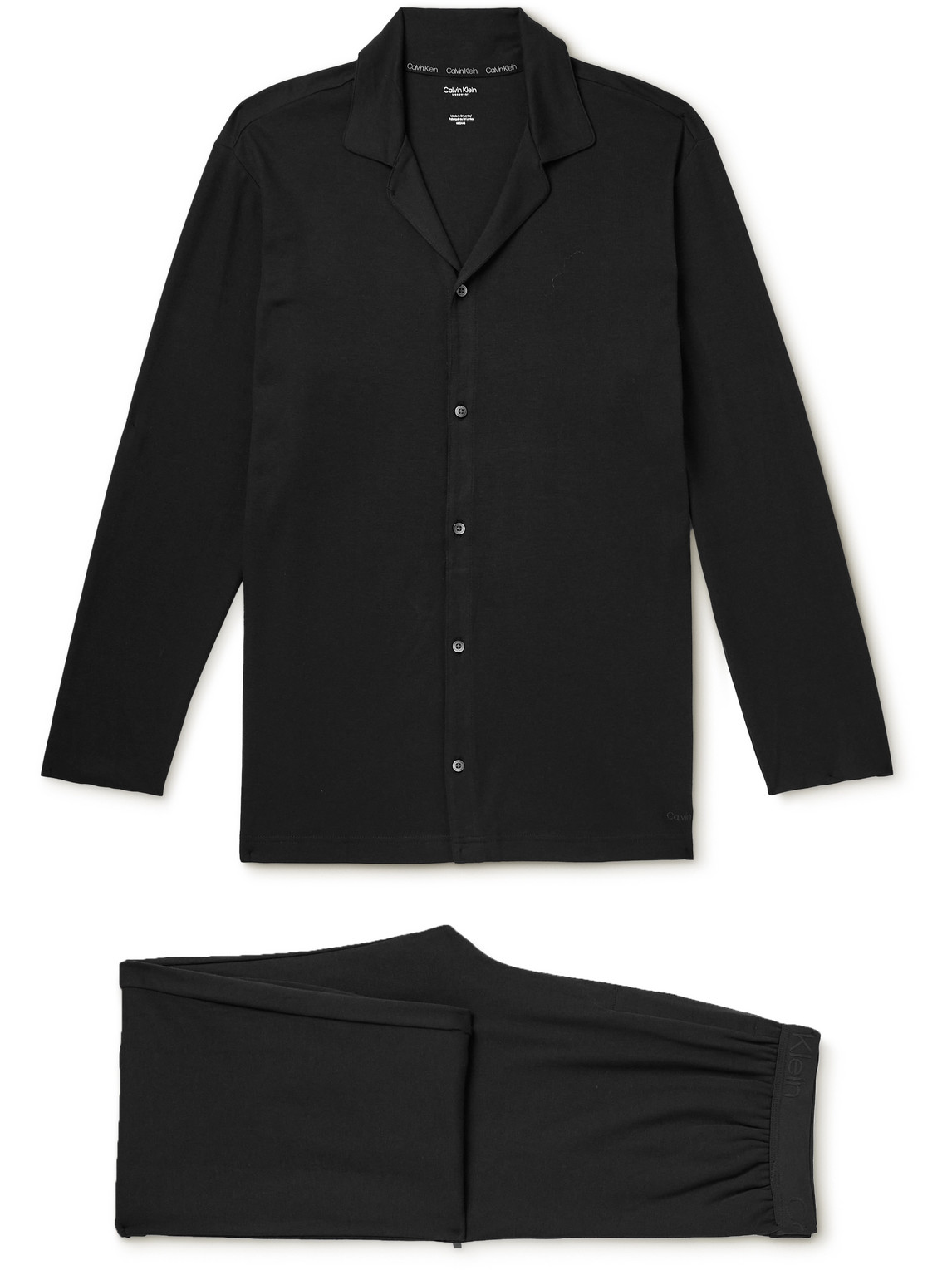 Calvin Klein Underwear Stretch-Supima Cotton and Modal-Blend Pyjama Set