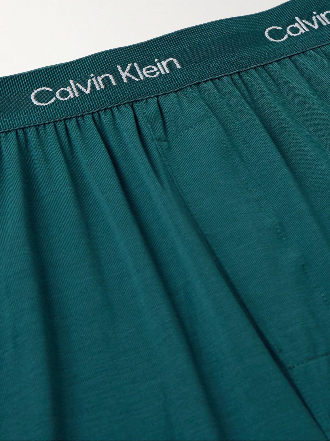 Shop Calvin Klein Underwear Slim-fit Stretch-modal Boxer Briefs In Blue