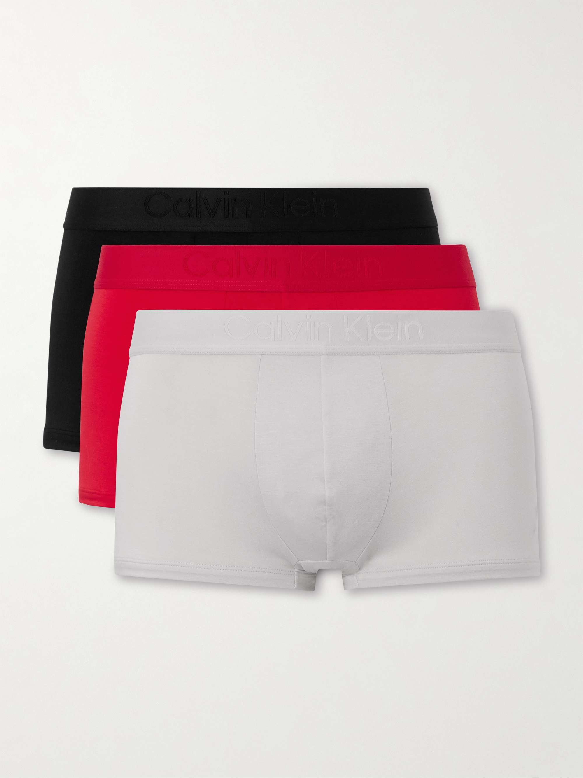 Red and white store calvin klein underwear