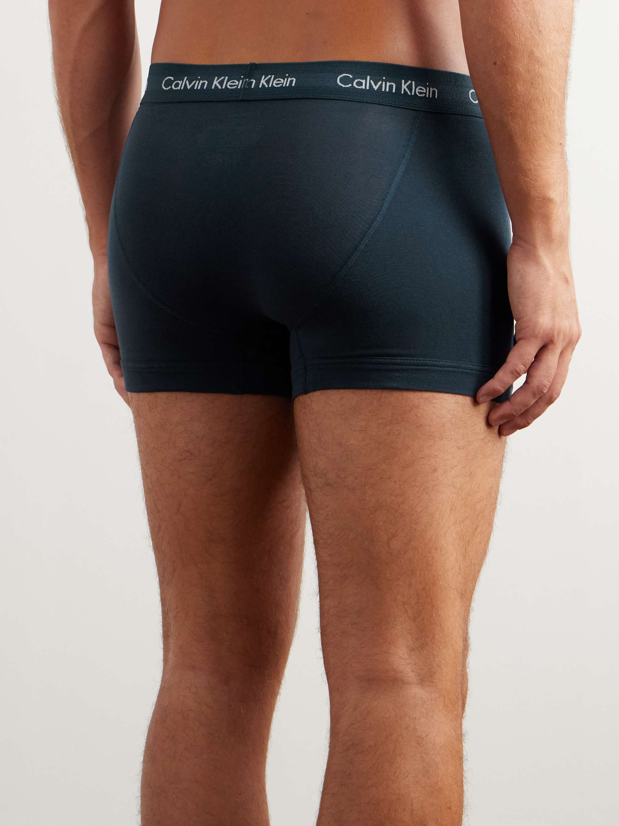 CALVIN KLEIN UNDERWEAR FivePack StretchCotton Boxer Briefs for Men