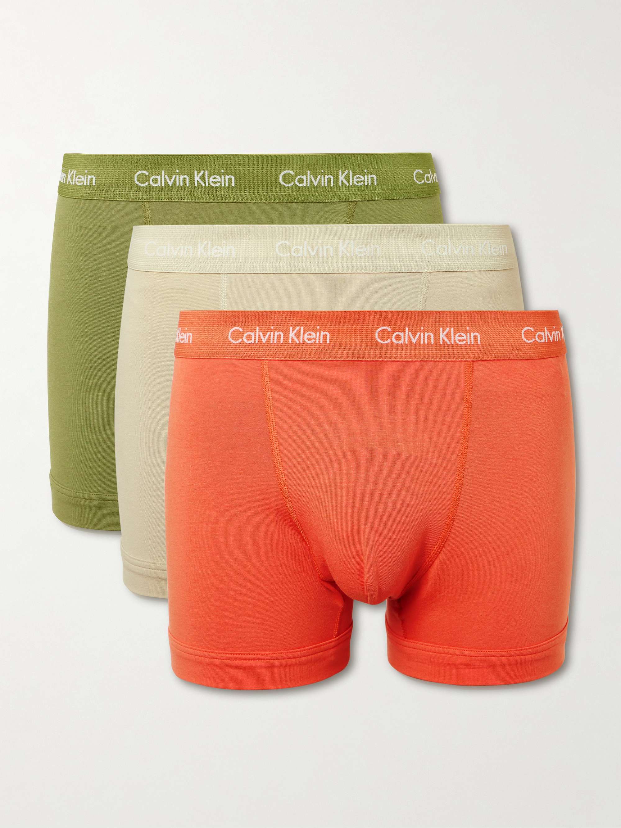 Three-Pack Stretch-Cotton Boxer Briefs