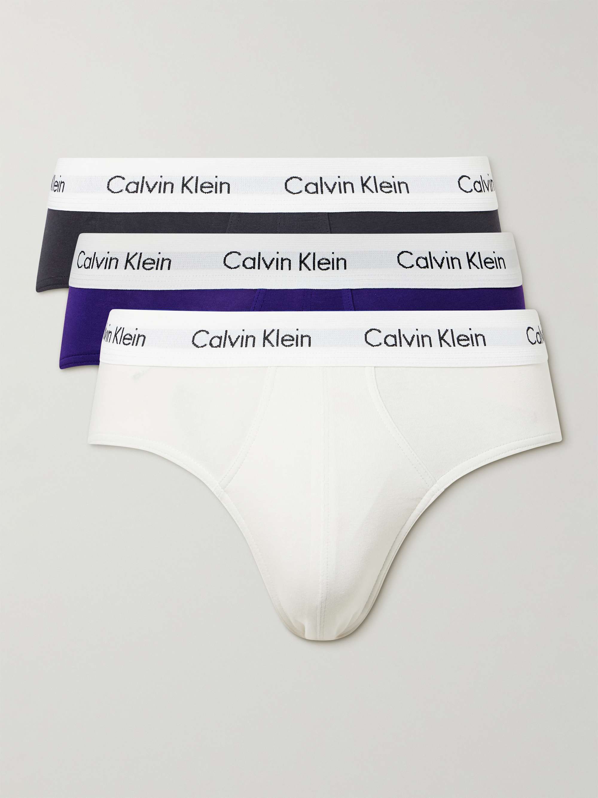 Mens Calvin Klein multi Modern Cotton Stretch Briefs (Pack of 3