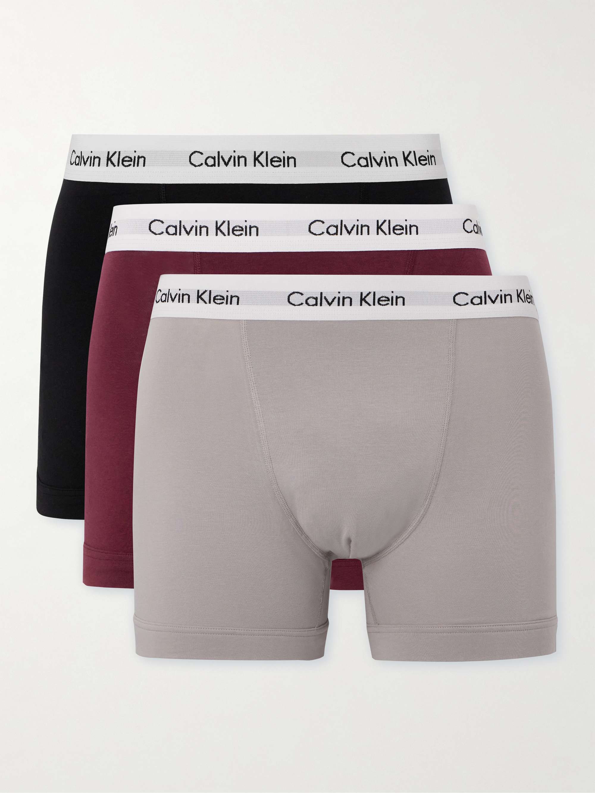 Men's Calvin Klein 3-pack Cotton Stretch Boxer Briefs /Multi color $47.50