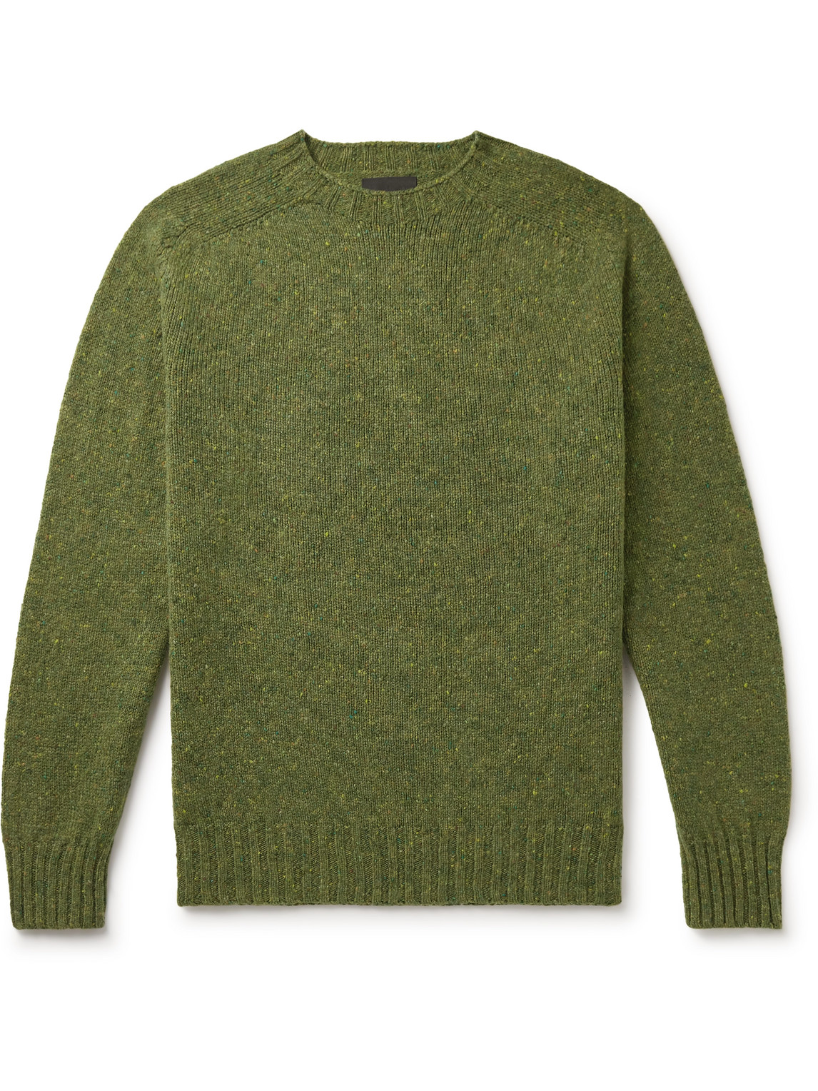 Howlin' Terry Donegal Wool Sweater In Green