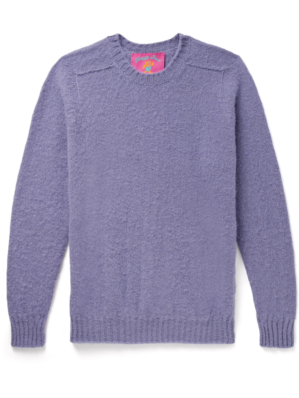 Howlin' Shaggy Bear Brushed-wool Sweater In Purple