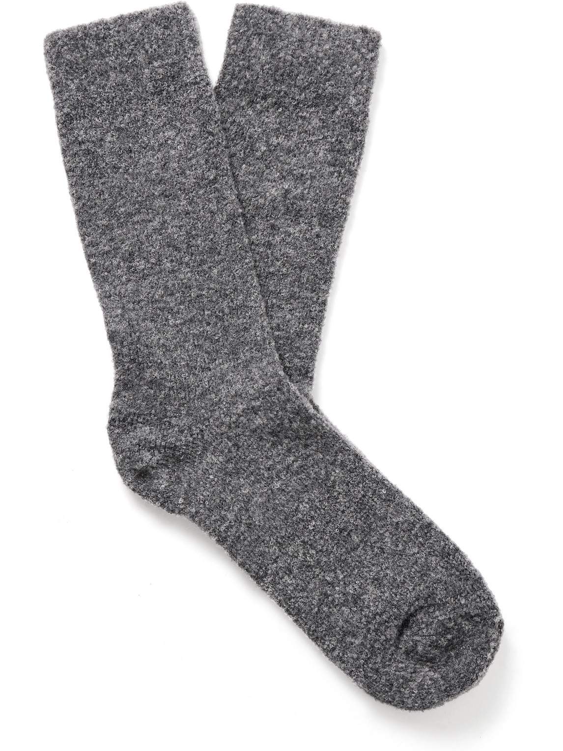 Howlin' Wally Merino Wool-blend Socks In Grey