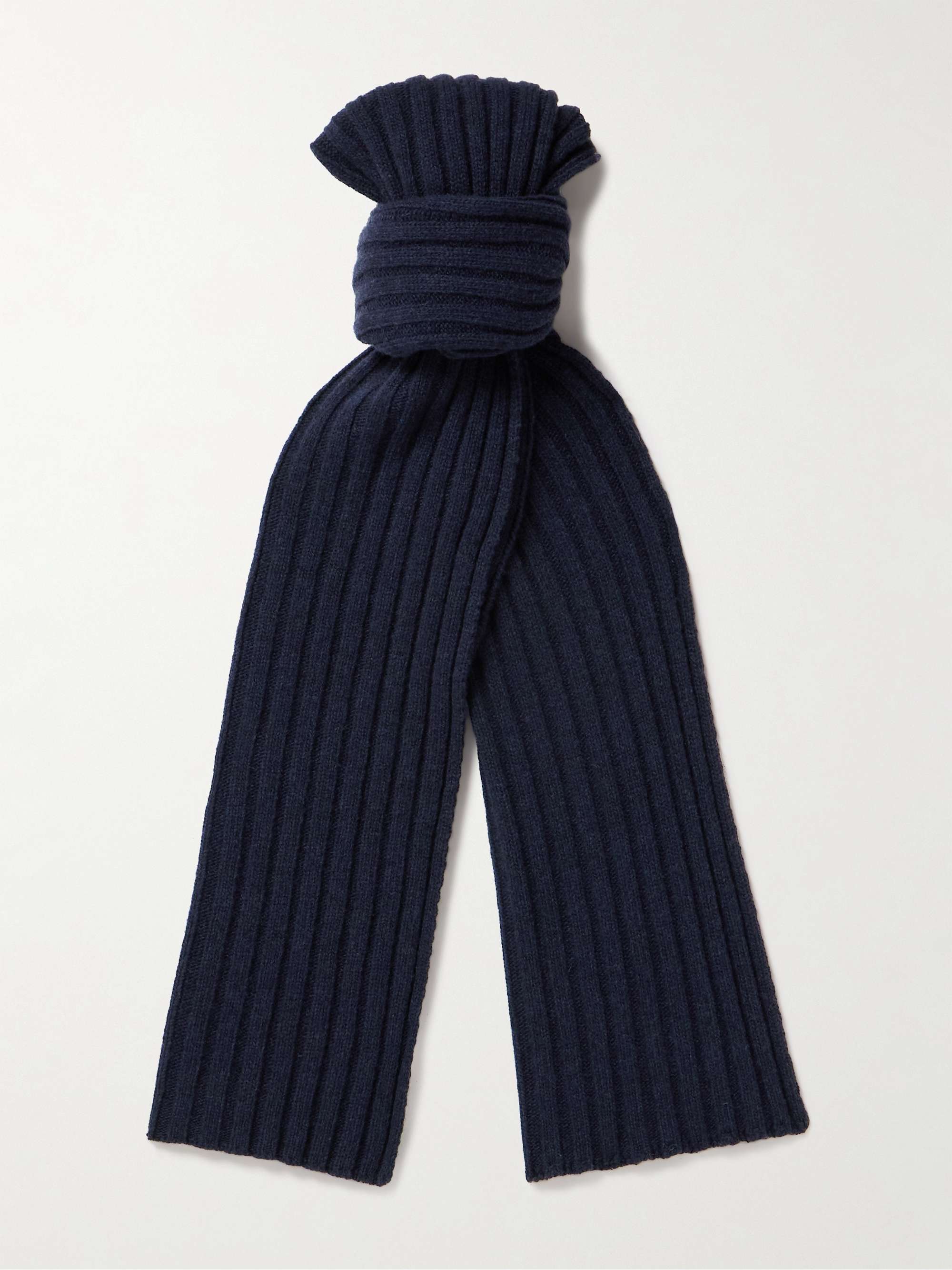 ANDERSEN-ANDERSEN マフラー ネイビーブルー ANDERSEN-ANDERSEN