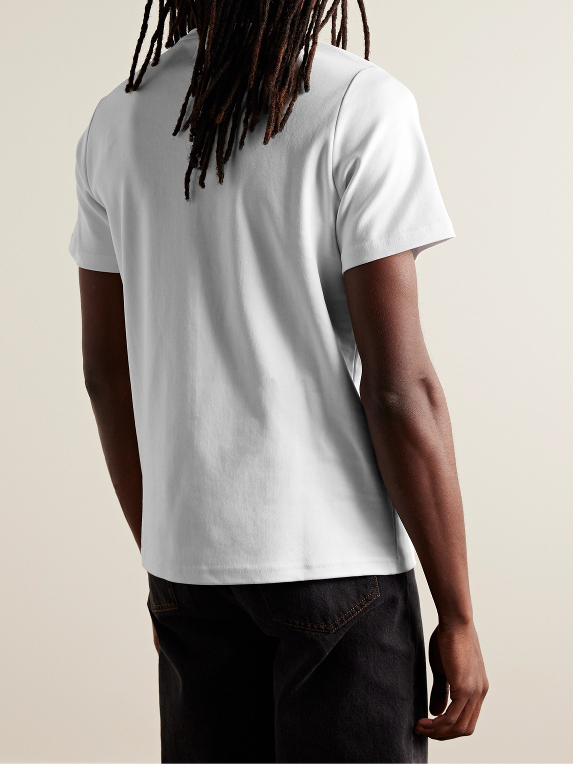 Shop Oliver Spencer Heavy Tavistock Organic Cotton-jersey T-shirt In White