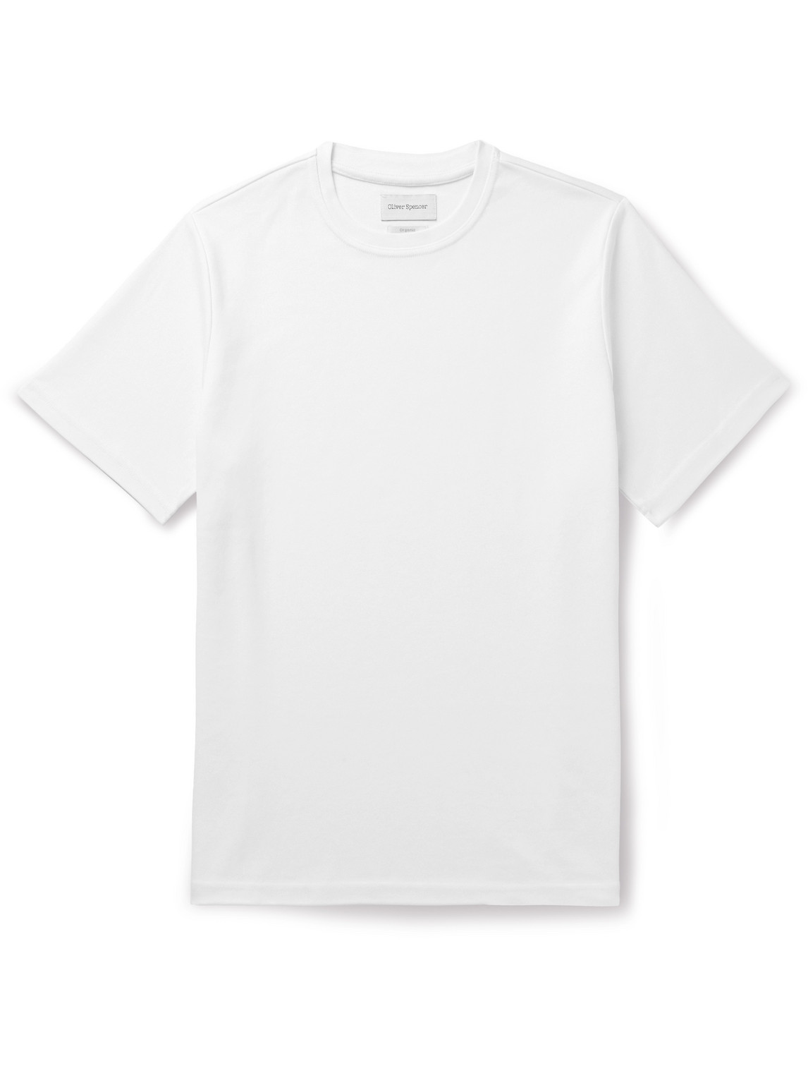 Oliver Spencer Tavistock Organic Cotton-jersey T-shirt In White