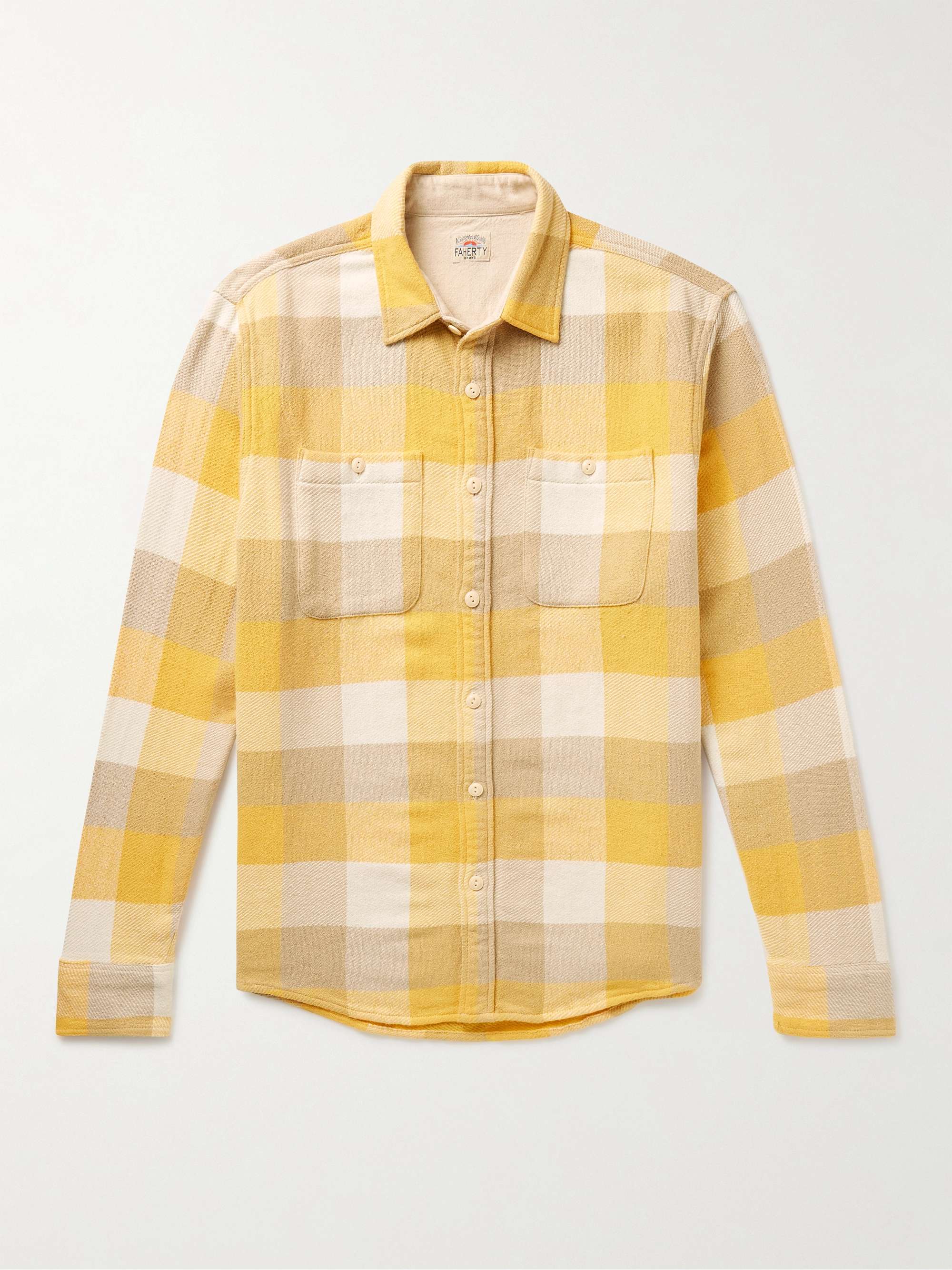 The Surf Checked Organic Cotton Flannel Shirt