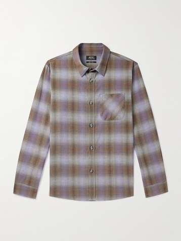A.P.C. Checked Shirts for Men | MR PORTER